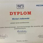Dyplom Michała Jaśkowskiego